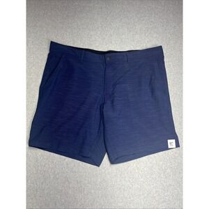 NWT George Men's 9"‎ Inseam Flat Front Shorts, Navy Blue Size 44 New